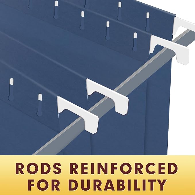 HERKKA Hanging File Folders, 60 Pack Reinforced Letter Size Hanging Folders - Image 4