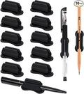 BOBOKA 10 Pack Upgraded Pencil Holder, Adhesive Pen Holder by BOBOKA