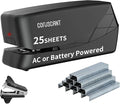 Coruscant Electric Stapler, No Jam Easy Reload, 25 Sheet Automatic Staplers by coruscant