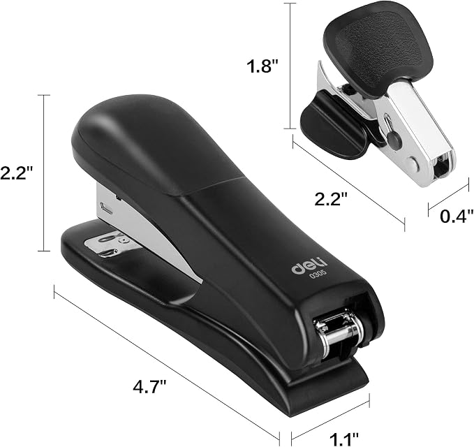 Deli Stapler Value Pack, Desktop Standard Staplers, 20 Sheet Capacity, Includes - Image 7
