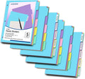 5 Tab Binder Dividers with Tabs, by XHSHENGOFFICEPRODUCT