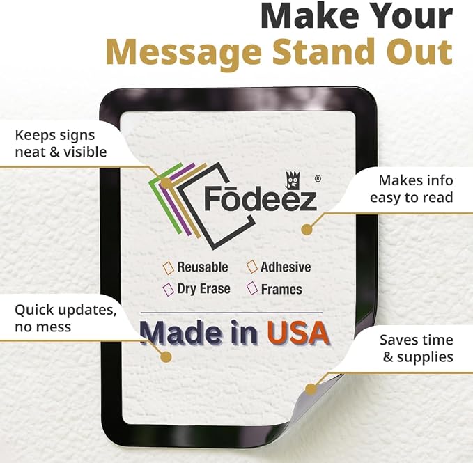 8.5 x 11 Adhesive Wall Frames - Image 11