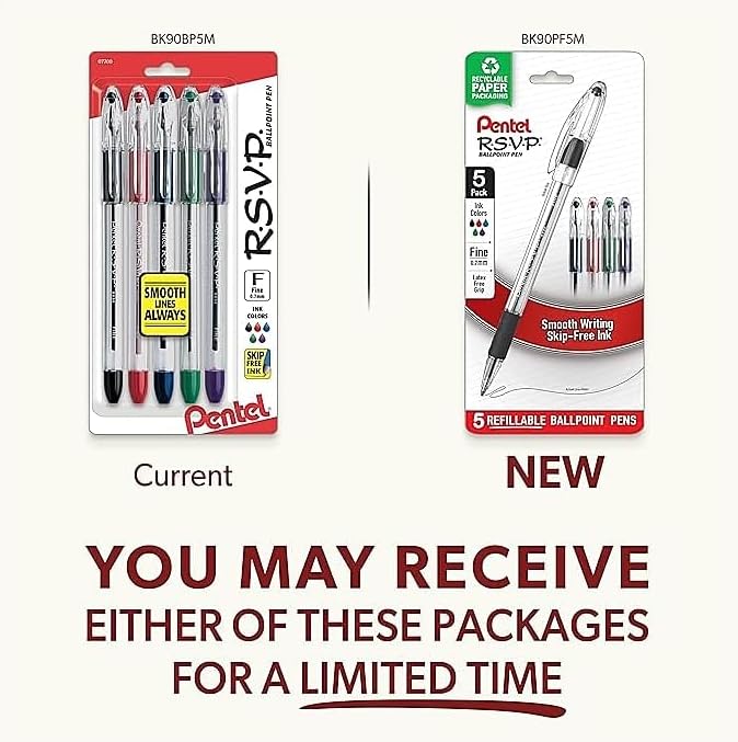 Pentel RSVP Ballpoint Pen, Fine Line - Image 3