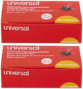 Universal Small Binder Clips, Steel Wire, 3/8 Cap, 3/4 Wide, 2-36 Pack by Universal