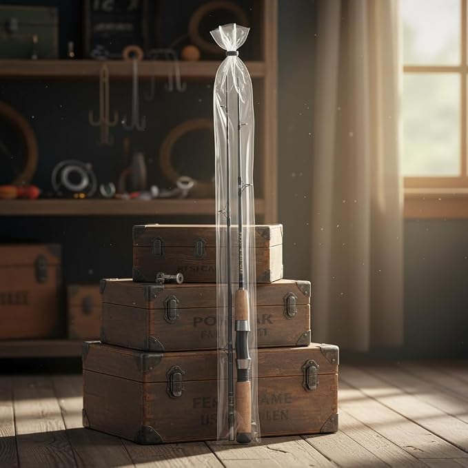 20PCS 6" x 60" Extra Long Clear Plastic Sleeves - Image 8