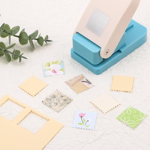BAOFALI 2Pcs/Set Stamp Puncher 1x1inch &1x0.8inch Rectangular Postage Stamp - Image 7