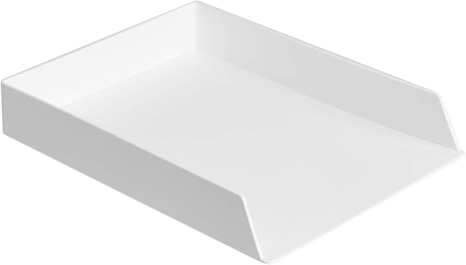 Amazon Basics Rectangular Plastic Desk Organizer, Letter Size Tray - Image 2