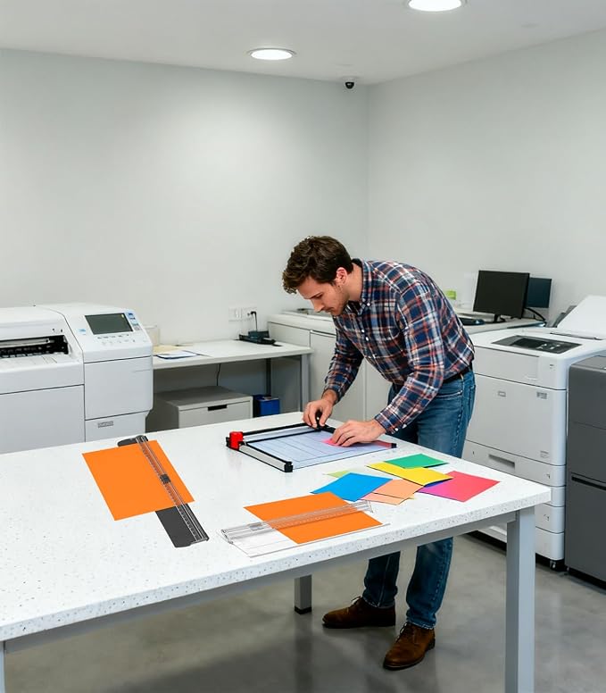 A4 Paper Cutter, 14.5Inch Aluminum Alloy Blade Straight Trimmers - Image 4