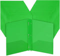 Mr. Pen- Plastic Folders with Pockets and Prongs, 36 Pack, Letter Size | Green by MrPen
