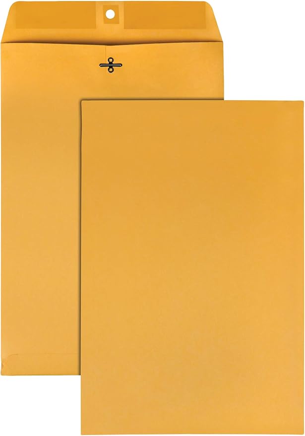 Quality Park Clasp Envelopes, 10 x 15 inches, Box of 100 - Image 3