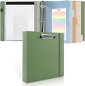 SKYDUE 3 Ring Binder with Clipboard, 2 Inch Binder, PU Clipboard Binder with by SKYDUE