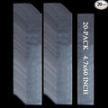 20PCS 4.7" x 60" Extra Long Clear Plastic Sleeves by Leyhooney