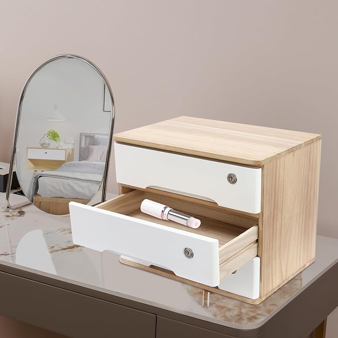 Wooden Desktop Storage Box - Image 2