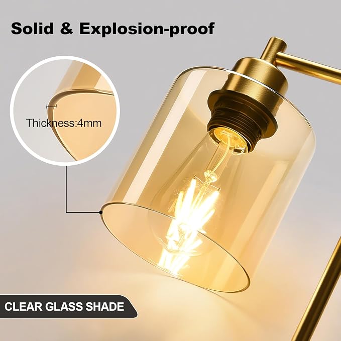 Set of 2 Industrial Touch Control Table Lamps - Image 6