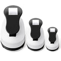 CHENGU 3 Pack Square Craft Hole Punch Corner to Corner 2, 1 and 5/8 Inch Punch by CHENGU