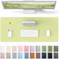 YSAGi Leather Desk Pad Protector, Office Desk Mat, Large Mouse Pad, Non-Slip PU by YSAGi