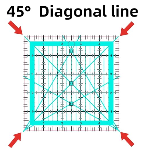 Quilting Rulers, 5 Quilting Square Ruler - Image 3