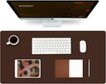 K KNODEL Large Office Leather Desk Mat, Mouse and Keyboard Pad, Computer and by K+KNODEL