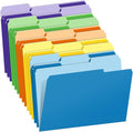 Two-Tone Color File Folders, 15 Pack Letter Size Folders by Wearecommittedtotheresearchandproductionofhigh-qualitykidstoysschoolofficesuppliesandholidayproducts
