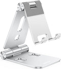 OMOTON Foldable Cell Phone Stand, C4 Portable Aluminum Phone Holder, Adjustable by OMOTON