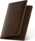 VULKIT Genuine Leather Business Card Holder 2 Sided Slim Business Name Card by VULKIT