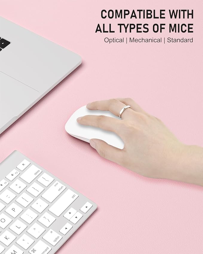 Desk Pad, 35.5" x 17" PU Leather Non-Slip Desk Mat Large Mouse Pad - Image 4