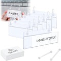ChanQnTon Plastic Shelf Labels, 3.94 * 1.57inch 60pcs Label Holders by ChanQnTon