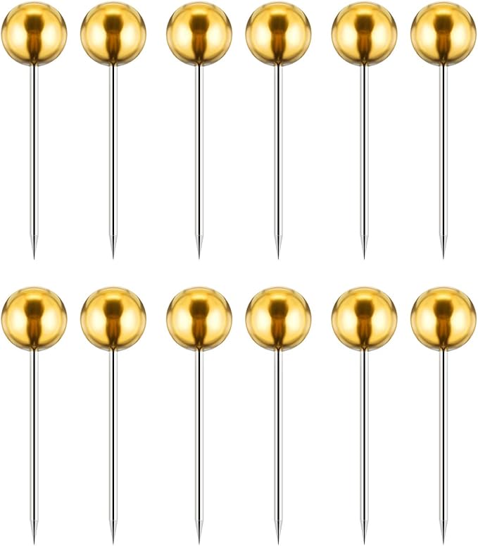 WILLBOND 500 Pack Map Push Pins Map Tacks Small Round Head Push Pins Thumb Tacks - Image 3