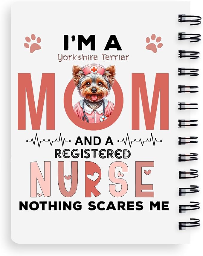 Ninety3POD I'm a Yorkshire Terrier Mom and a Registered Nurse Nothing Scares Me - Image 2