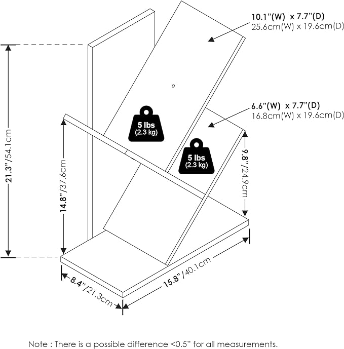Furinno Tree Book Shelf, 3-Tier Bookshelf - Image 3
