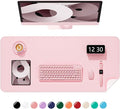 Desk Pad, 35.5" x 17" PU Leather Non-Slip Desk Mat Large Mouse Pad by Niniubye