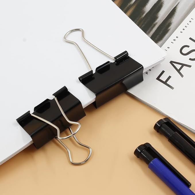 40 Pack Large Binder Clips - Image 6