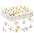 Sawysine 60 Pcs Cute Push Pins Decorative Push Pins Thumb Tacks Colorful Flower by Sawysine