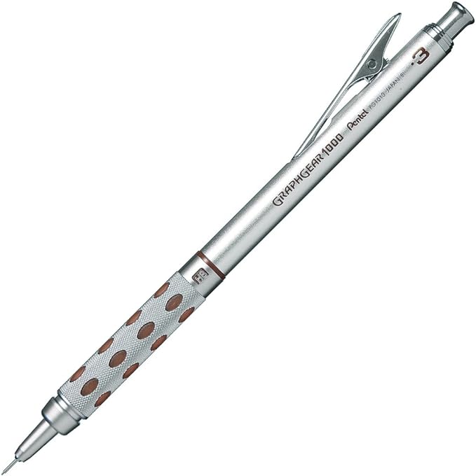 Pentel Graphgear 1000 Mechanical Drafting Pencil 0.3mm Brown by PentelofAmerica