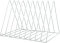 EASEPRES Vinyl Record Holder Storage, 9 Slot Metal Magazine Book Album Display by EASEPRES