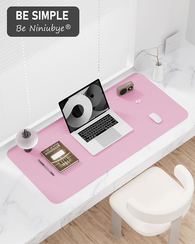 Desk Pad, 35.5" x 17" PU Leather Non-Slip Desk Mat Large Mouse Pad - Image 7