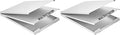 Amazon Basics Aluminum Form Holder Storage Clipboard, 12.5" x 9" Silver by AmazonBasics