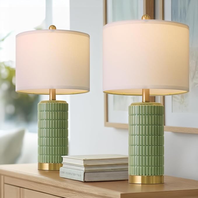 PoKat Bedside Table Lamps Set of 2 - Image 2
