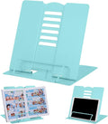 MSDADA Desk Book Stand Metal Reading Rest Book Holder Adjustable Cookbook by ColoryourlifewithMSDADA