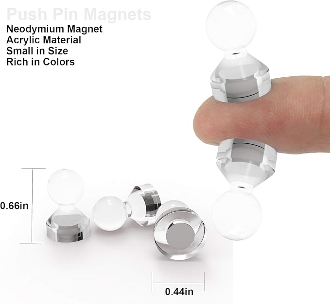 Ant Mag Magnetic Push Pins Strong Push Pin Magnets - Image 2