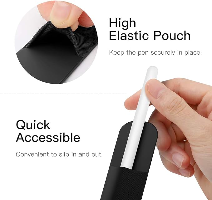 MoKo Pencil Holder Sticker Fit Apple Pencil Pro, Apple Pencil, iPencil 1st/2nd - Image 5