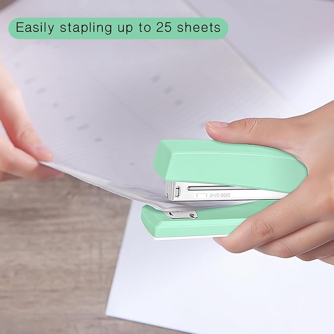 Stapler 25 Sheet Capacity with 1000 Staples and Staple Remover, Staplers - Image 2