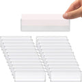 Label Holders Adhesive Shelf Tag Clear Shelf Tag Index Card Pockets Plastic by OwlFocus