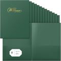 Henoyso 24 Count Welcome Pocket Folders, 9 x 12 Inch Two-Pocket Folder Gold by Henoyso