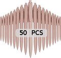 BallPoint Pens, 50 Pack, Bulk Pens, Pale Dogwood Pink Barrel, Click Pens by Wiaziert