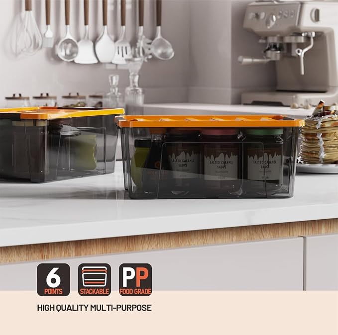WYT 5-Quart Small Storage Container Bin - Image 7