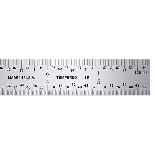 PEC Tools Made in USA Machinist Rule, Markings 1/10", 1/64" - Image 5