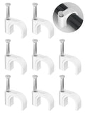 Jadaol Cable Clips 100Pcs 10mm Nail in Clips by Jadaol
