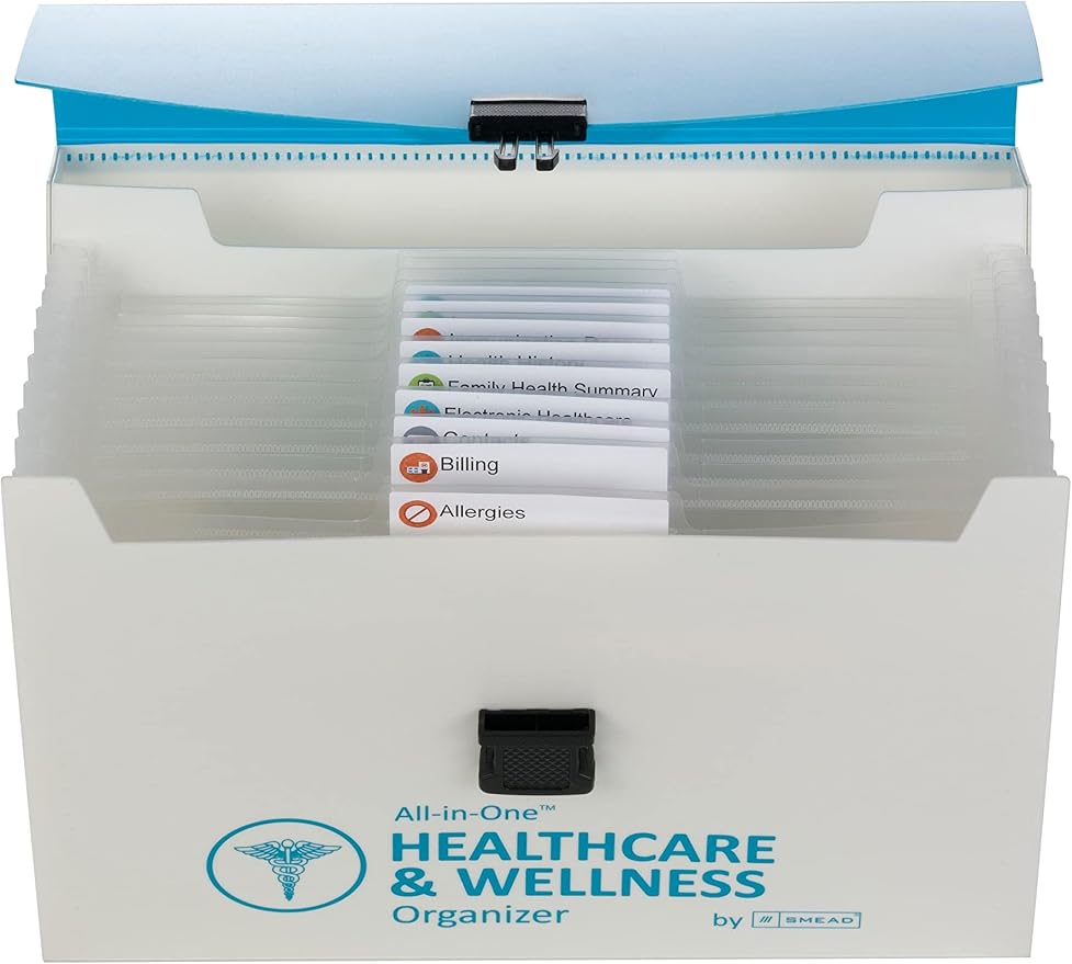 Smead All-in-One Healthcare & Wellness Organizer, 13 Pockets, Letter Size by SMEAD