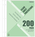 200 Pack Clear Sheet Protectors by Unknown